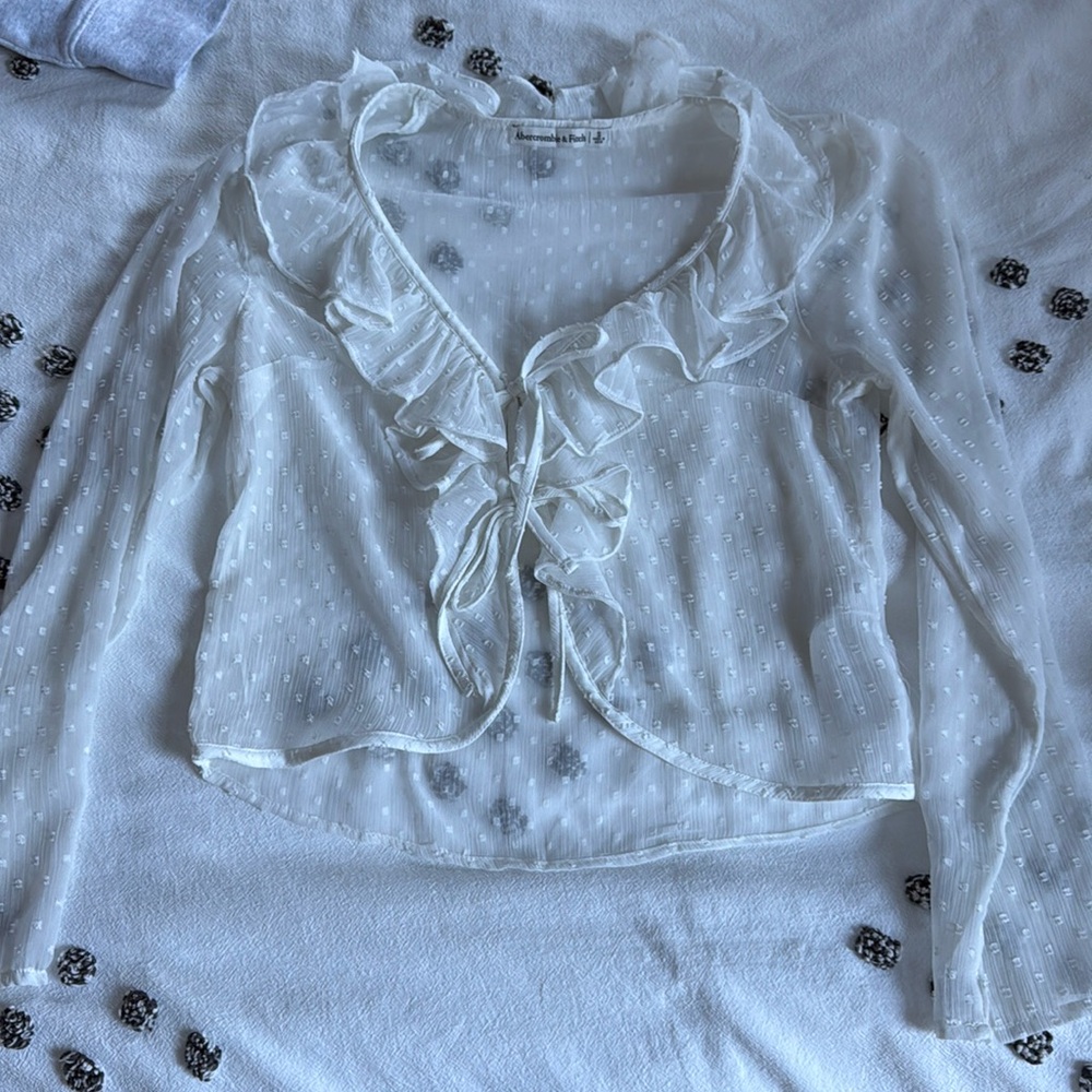 Abercrombie sheer blouse